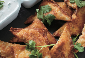 Digital Air Fryer - Banana and Nutella Wontons