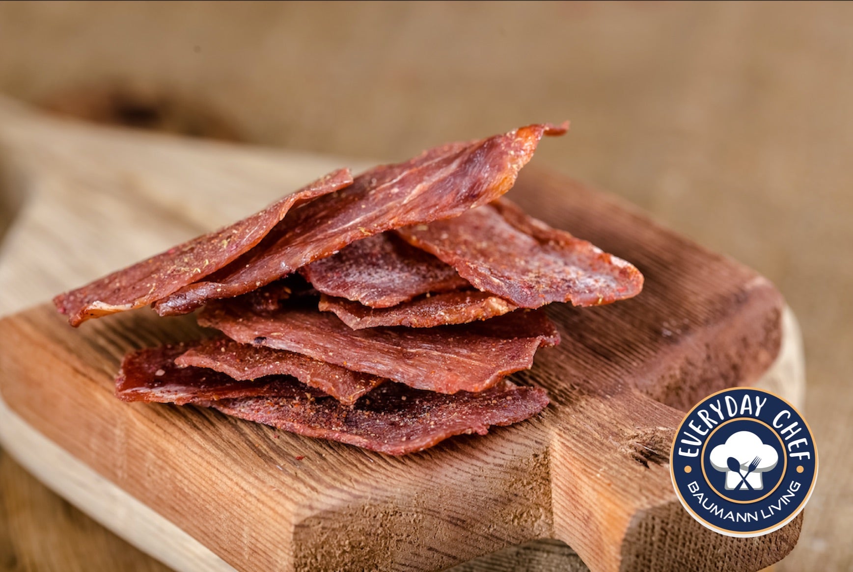 missil jeg lytter til musik Udgangspunktet Dehydrated Beef Jerky Chips – Baumann Living