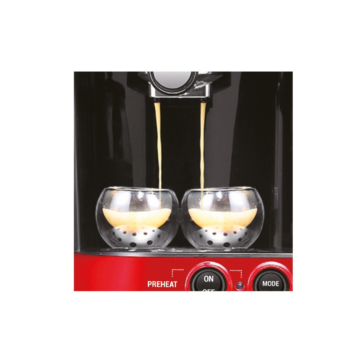 2-in-1 Espresso & Drip Coffee Machine with Milk Frother
