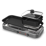 2-in-1 Tabletop Griddle and Hot Pot