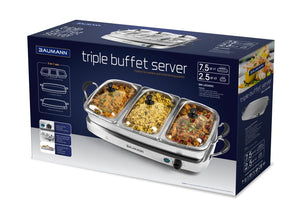 Triple Buffet Server
