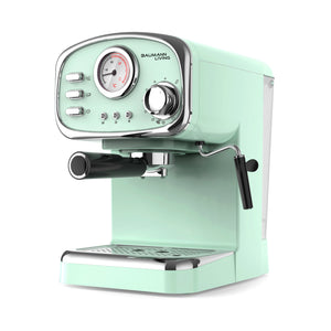 Retro Espresso Machine with Milk Frother